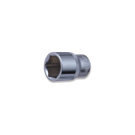 Nasadka Hexagonal Jonnesway 1/4" 10mm, Corto, Cr-Mo, Alta Resistencia, Ideal para Trabajos Precisos, Durabilidad Extrema, Herramienta Profesional para Talleres