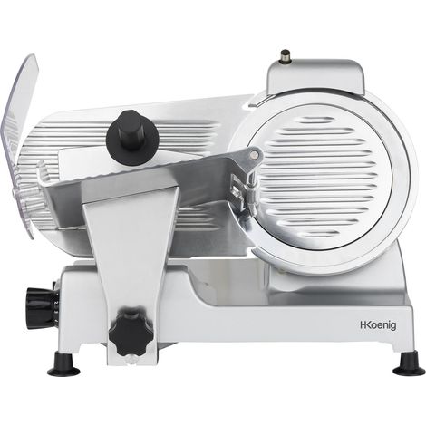 Trancheuse a viande - H.Koenig - MSX220 - 240 W - Lame 220 mm - Epaisseur réglable 0-12 mm (1/5)
