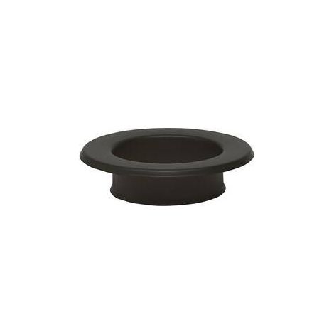 ROSONE P/STUFA A MURO D 13CM NERO