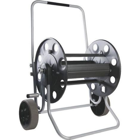Claber Carrello Avvolgitubo Metal Profy 8895 - Struttura Metallica, Raccordi 1/2"-5/8"-3/4", Capacità 165 m