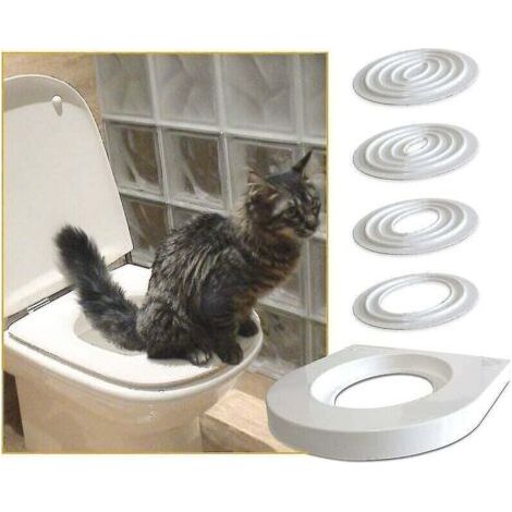 Kit de formation aux toilettes pour chat - Système de formation aux toilettes pour animaux de compagnie - Tapis de bac à litière pour chiots