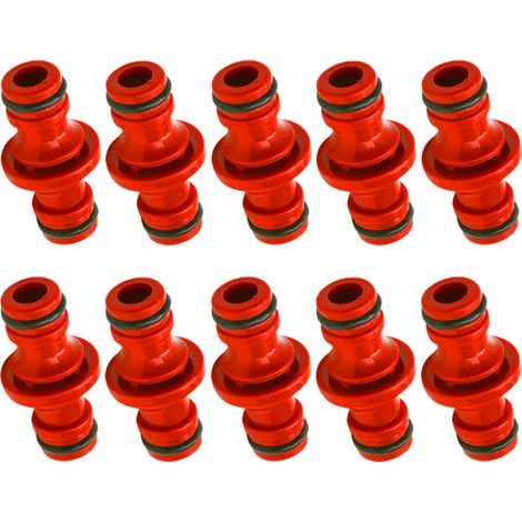 10 Raccords de tuyau, Connecteur rapide ABS, Adaptateur mâle femelle, pour irrigation goutte à goutte (1/5)