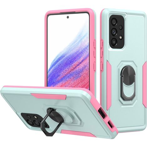 Custodia per telefono Xhy Samsung Galaxy A53 5G antiurto di livello militare con anello di supporto, supporto magnetico per auto e doppia protezione. (1/2)