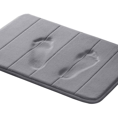 Tapis De Bain - Mousse A Memoire De Forme - 43 X 61 Cm - Antiderapant Dos Caoutchouc - 1 Unite (1/5)