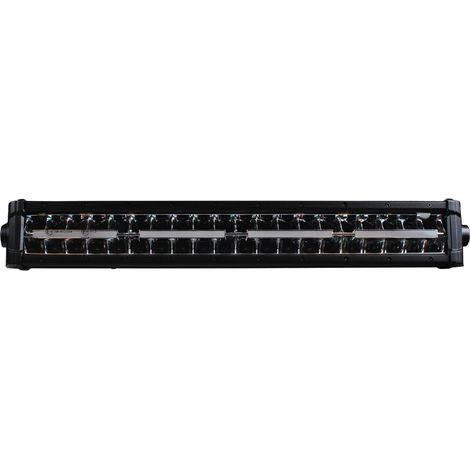 PROJECTEUR LONGUE PORTEE LED CREE - DOUBLE RANGEE - 30W 10-32V NOIR 559x84x75mm