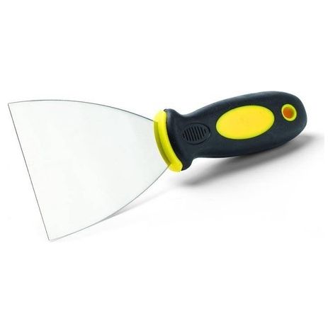 COUTEAU de PEINTRE inox manche bi-matière 125mm