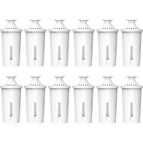 Waterdrop TÜV SÜD, NSF Certifiée Cartouche Filtrante, Remplacement pour Brita® Classic OB03, Mavea® 107007, 35557, PearlCo®, Aqua Optima® RUF916 Cruche à eau (12)