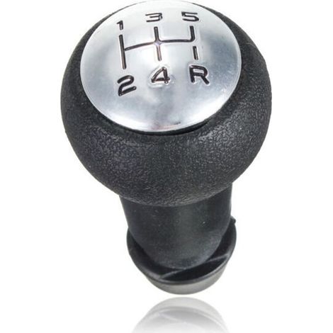 POMMEAU LEVIER VITESSE MANUEL Chrome PR PEUGEOT 106 206 306 406 107 207 307 407 (1/3)