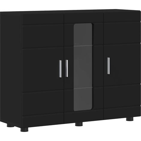 Maison Exclusive - Armadio in Legno Nero 88,5 x 30,5 x 73 cm Legno multistrato