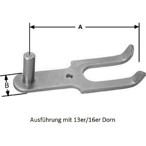 Pollmann Haken E13 z. Einmauern 1/2 Stein, hell vz