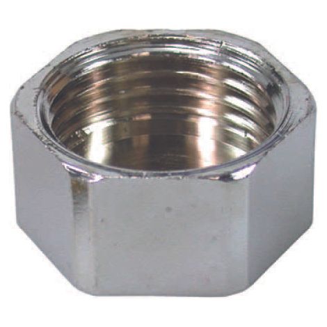 Tappo femmina ottone cromato - f 1/2