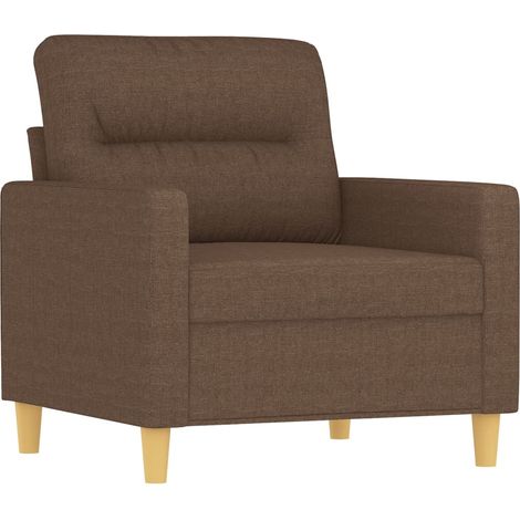 Sillón de tela marrón 60 cm vidaXL (1/5)
