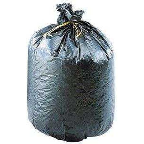 Sac poubelle 30 l noir 12 micron - le carton de 500 (500x700mm) - PROMOSAC - Sac poubelle de 5 à 50 litres