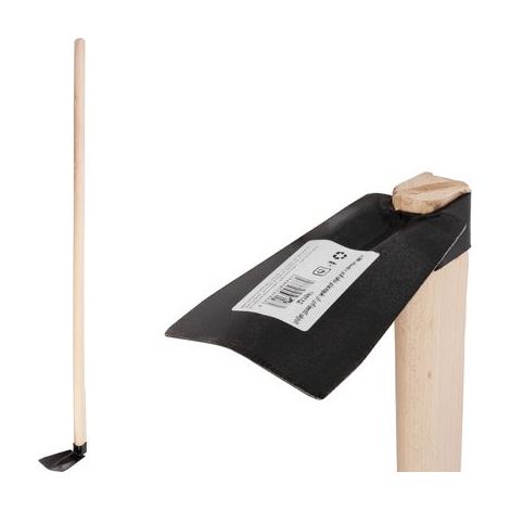 Hacke Strend Pro, Fe, zum Jäten, Breite 9 cm, Holzstiel 120 cm