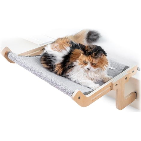 Letto Pensile Da Finestra Per Gatti Con Struttura Aperta E Antigraffio 45x37cm