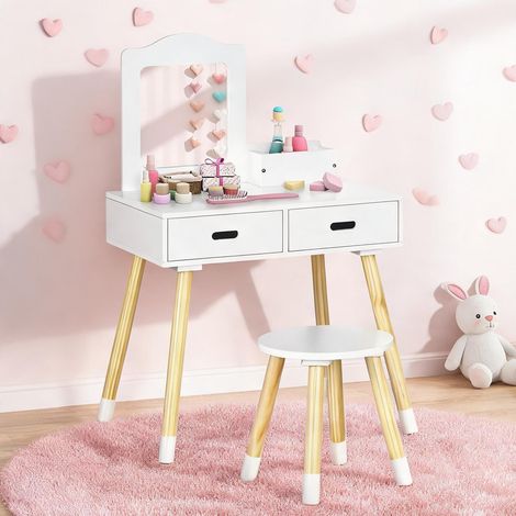 Lit enfant bianco en mDF legno di pino 60 x 40 x 95 cm (1/5)