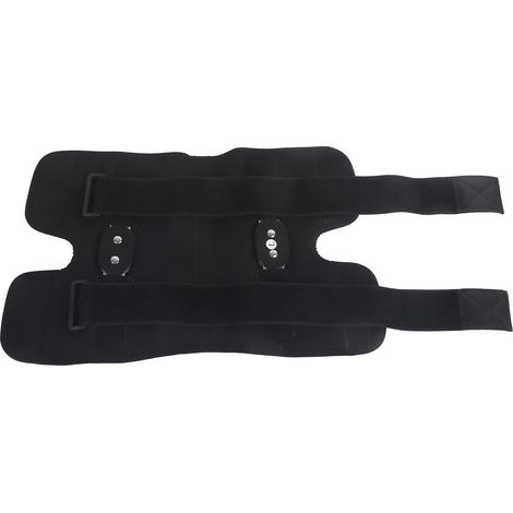 Genouillère réglable, manchon de compression de soutien, protection de jambe avec sangle de sécurité, taille L (1/5)