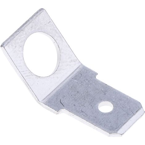 Cosse faston RS PRO, Non-isolé, Argent