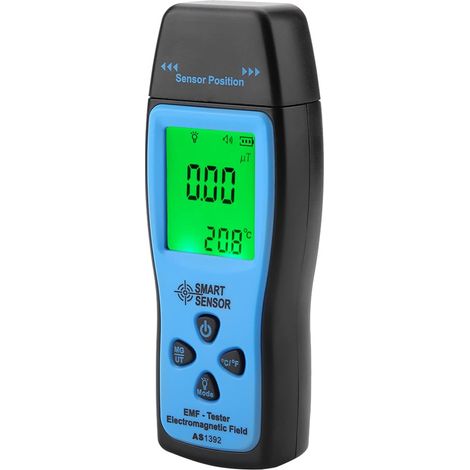 Lntyq Détecteur de Rayonnements de Champ Electromagnétiques Testeur EMF Detecteur EMF numérique Radiomètre Electromagnétique avec Rétroéclairage LCD (1/5)