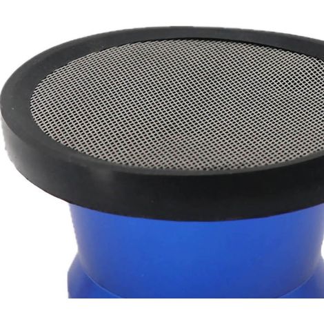 Filtre à air carburateur 50mm entonnoir CNC bleu pour moto, coupelle d'admission, interface à cornet, pièce de rechange (1/4)