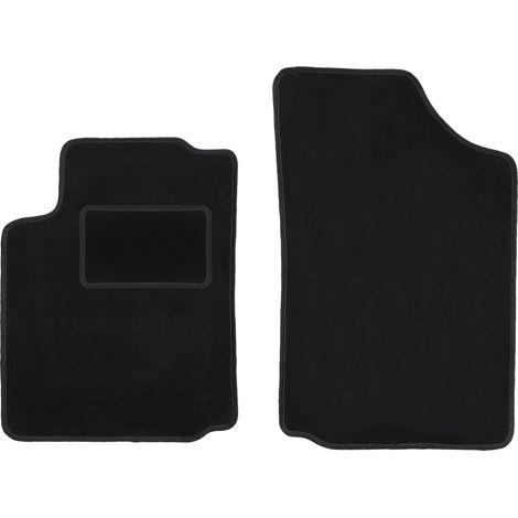 Alfombrillas delanteras negras para: Citroën C3 Pluriel cabrio (2003-2010)