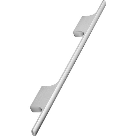 Furnipart Möbelgriff Tau LA160, Griff für Küchenschränke - Schrankgriff für Küchenfronten - Aluminium Edelstahl Effekt (1/5)