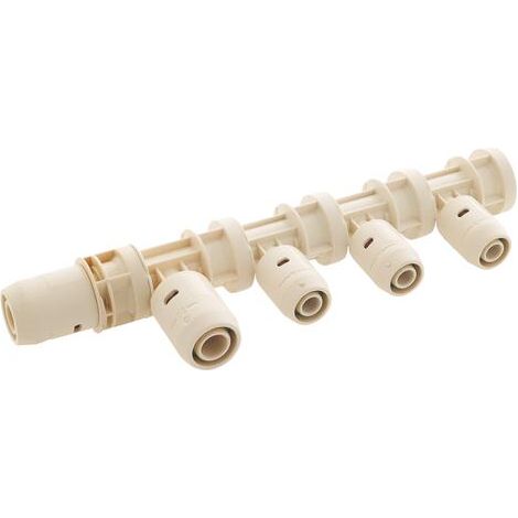 Collecteur 5 départs pour tube multicouche ø20-20-16-16-16 (1/3)