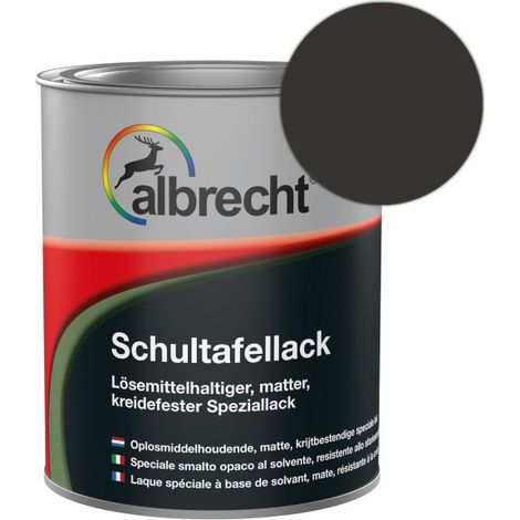 Albrecht Schultafellack 375 ml matt schwarz Speziallack Tafellack Tafelfarbe (1/2)