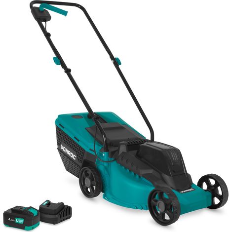 Akku-Rasenmäher 20V – Bürstenlos – 32 cm  Inkl. 4.0Ah Akku und Ladegerät