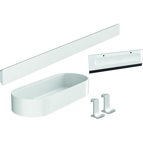 HANSGROHE WallStoris Juego de accesorios de ducha blanco mate 27967700