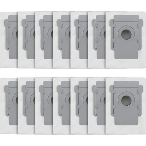 Lot de 14 sacs à poussière pour aspirateur iRobot Roomba i7, E5, E6, S9 et S9+ sacs à poussière de rechange pour kit d'accessoires iRobot Roomba i7. (1/4)