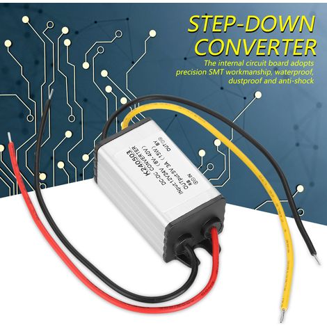 Convertisseur abaisseur DC-DC 12V/24V vers 5V 3A, module d'alimentation régulée (1/5)