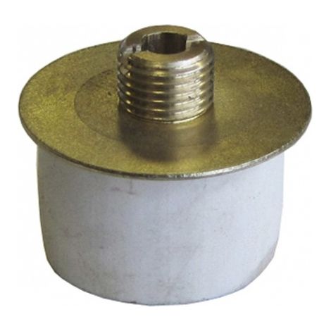 Ausziehbarer Durchmesser 25-28mm TIBELEC, Messing, weiß CENTRALE BRICO