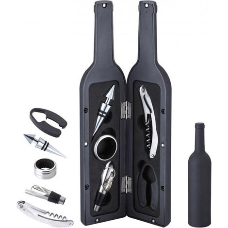 JUEGO DE VINO EN ESTUCHE PARA BOTELLAS KINGHOFF KH-1166 (1/3)
