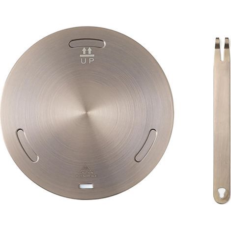 Vakuum-Plaque convertisseur de plaque à induction de 28 cm, adaptateur d'induction en acier inoxydable, plaque de mijotage pour plaque de cuisson électrique, gaz, verre, plaque diffuseur de chaleur av (1/5)