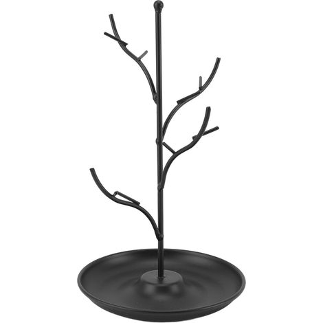 Présentoir à bijoux en forme de branche de fer, organisateur suspendu, tour d'arbre, support pour colliers, boucles d'oreilles, bracelets, décoration (1/5)