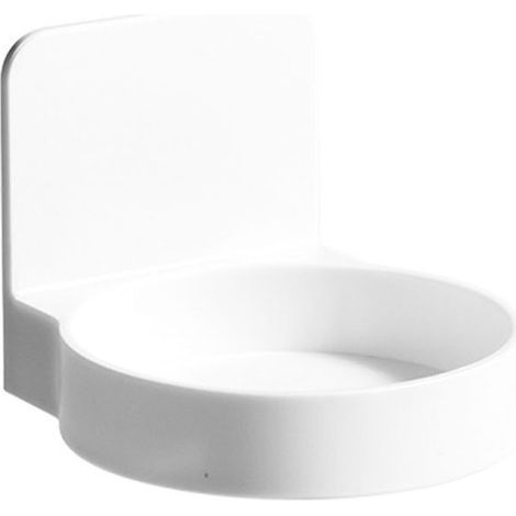 Distributeur de savon mural, petite étagère flottante, organisateur de salle de bain, gain de place, plateau pour shampoing, cuisine ou chambre (1/5)