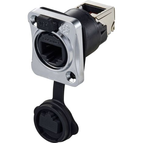 TRU COMPONENTS Prise encastrée, coudée TC-12770432 Aide à l'insertion pour RJ45 1 pc(s) Q058763 (1/4)