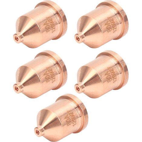 Lot de 5 embouts de torche de découpe plasma en cuivre rouge, consommables pour équipement de soudage 120927 (1/5)