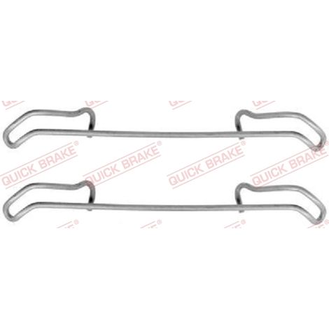 Kit d'accessoires, plaquette de frein à disque Quick Brake 109-1056 FIAT