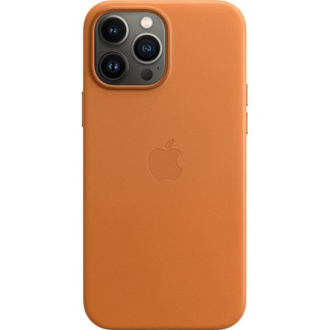 Apple Funda de piel con MagSafe para iPhone 13 Pro Max - Marrón dorado