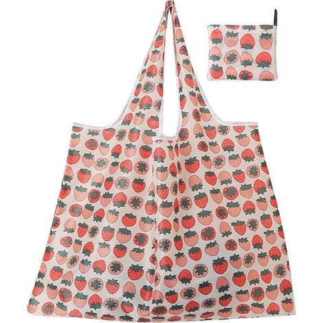 Sacs de courses réutilisables et portables, sacs de courses pliables, sacs de courses résistants, sacs fourre-tout imperméables (1/5)