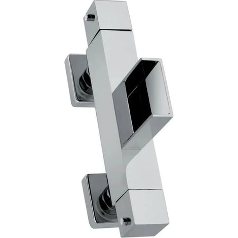Kiamami Valentina – Robinet externe pour vasque à cascade thermostatique – Finition chromée en laiton – Longueur 27 cm – Largeur bouche 9 cm – Installation murale (1/5)