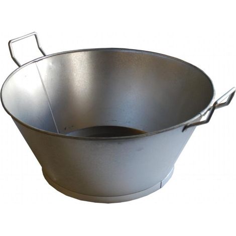 FPLUS barreño zinc 14" 10 lts 35x16 , Barreños galvanizados.
