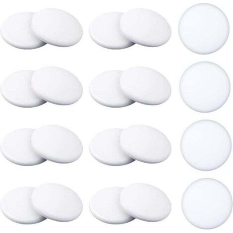 20 pièces butoir de porte protecteur mural adhésif protecteur de pare-chocs réutilisable protecteurs muraux en silicone absorbant des boutons de porte avec adhésif, gel absorbant les chocs pour protég