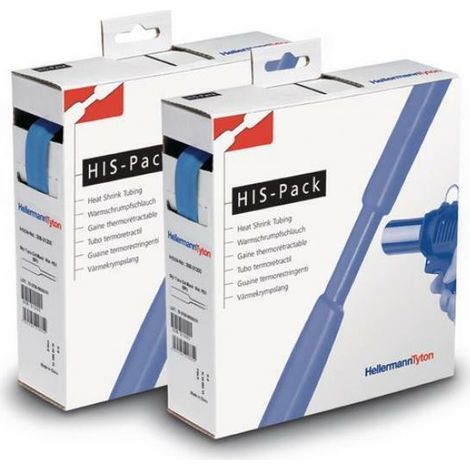 Hellermann tyton termoretractil 2:1 mb 12,7/ 6,4 bu 5 metros azul 300-31276