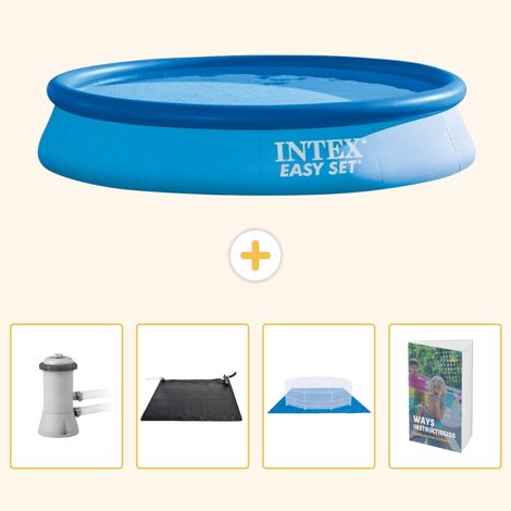 Intex Piscine Easy Set Ronde - 366x76 cm - 5-pièces SCB126 (1/5)