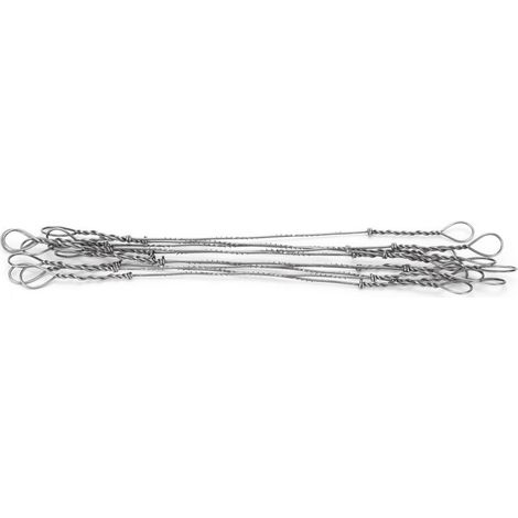 10 Lames de Scie à Métaux en Acier Carbone, 130mm - Pour Scies à Cadre Droites, Remplacement Haute Performance