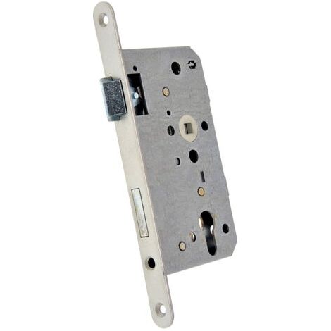 Einsteckschloss Holztürschloss PZ/W 60/72/20/8 165x93x15,5mm rund DIN L (1/2)