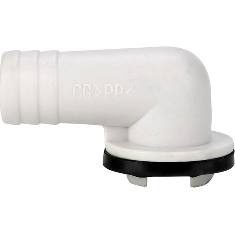 GARRYFIZH Raccord de sortie de vidange, tuyau coudé à droite, 4,8 x 2,5 x 2,8 cm pour l'évacuation des eaux usées de climatiseur